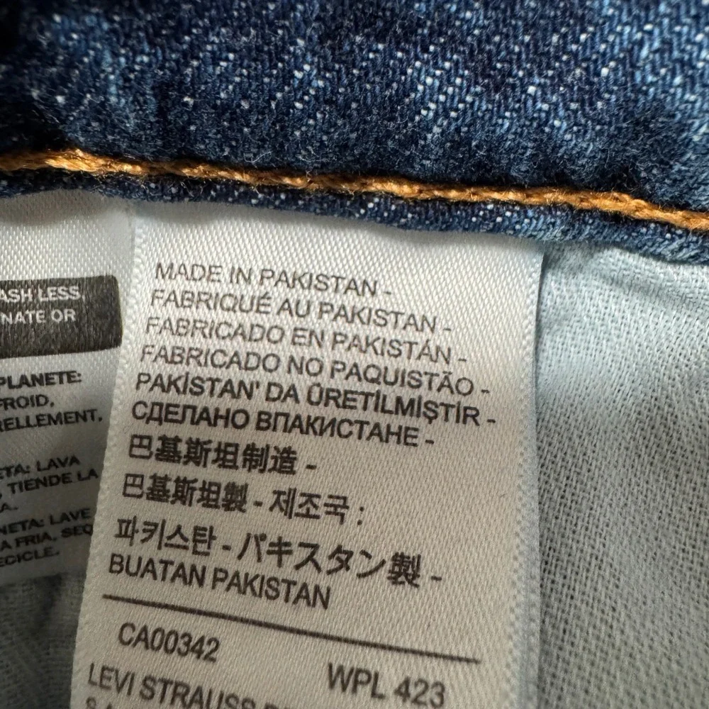 Levi's 511 Slim Jeans Levi's Ease Stretch Denim Blue Jeans NWT‎ 38x30